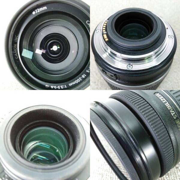 ジャンク□Canon□レンズ□EFS18-200㎜ F3.5-5.6 IS【MKY15K