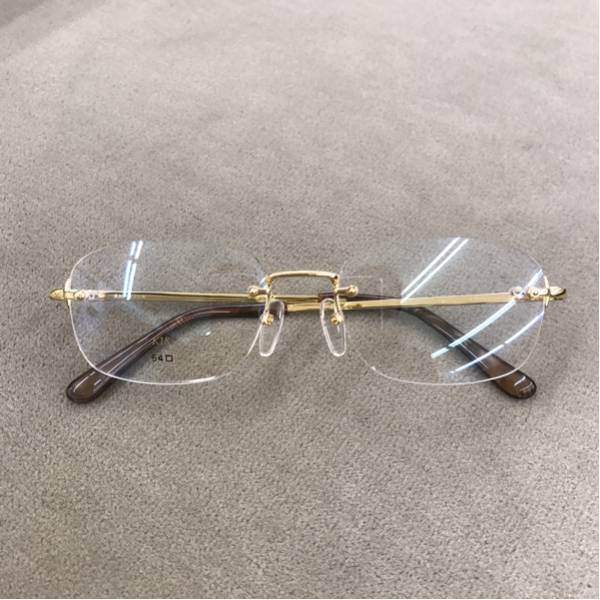 新品☆18金 ☆男性用☆メガネフレーム☆26g☆K18刻印あり☆めがね
