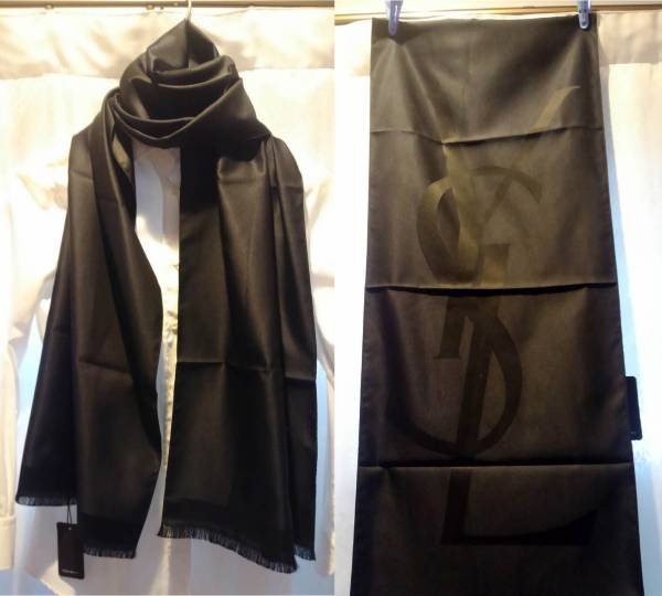 値下げ!［新品 存在感あります！］イヴ・サンローラン ☆ シルク