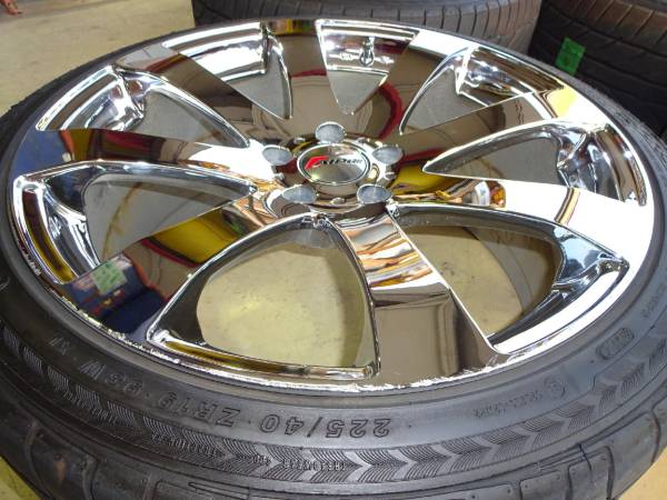 中古 Alpil S-EIGHT アルピール メッキ 19インチ 8.5J 5H/112 ＋43 225