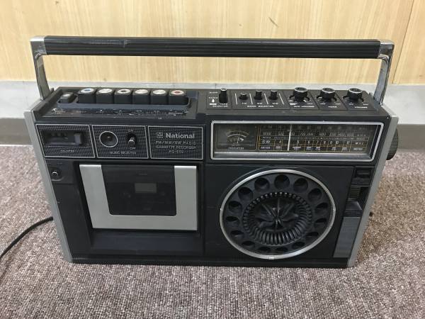 National／ラジカセ／RQ-552／メンテナンス済み／メンテセット付 ナショナル 3バンド ラジカセ RQ-552 ラジオ OK 修理ベース ジャンク