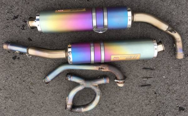 ホンダ VTR1000F用 モリワキ ZERO チタニュウム マフラー