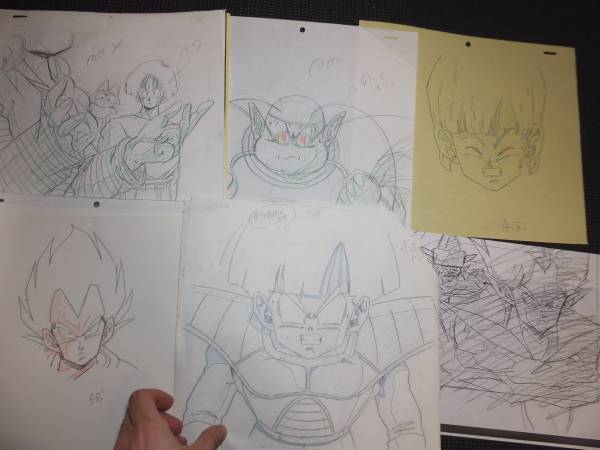ドラゴンボールZ！セル画肉筆下絵！原画210枚！孫悟空孫悟飯ベジータ