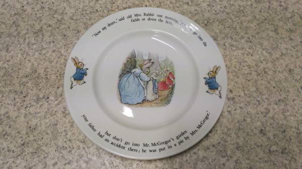 ピーターラビット　大皿、小皿、スープ皿　セット_1