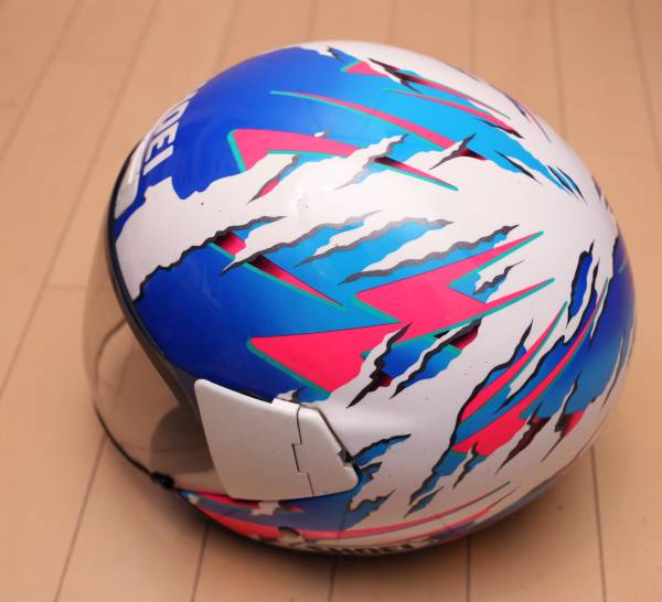 SHOEI J-MAX 90年代の風 ジェットヘルメット 希少なグラフィック