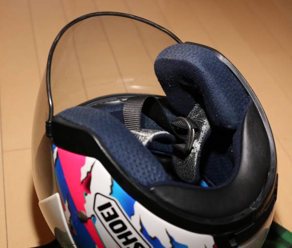 SHOEI J-MAX 90年代の風 ジェットヘルメット 希少なグラフィック