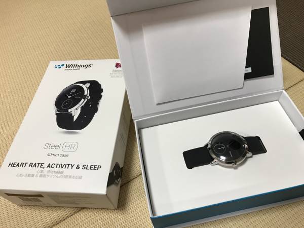 【新同】スマートウォッチ Withings Steel HR 40mm