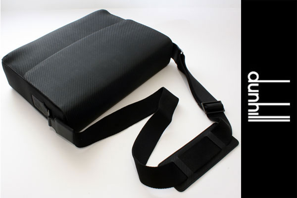 7055◆DUNHILLダンヒル◆ショルダーバッグ◆定価140，400円◆A4ファイルもOK～充実収納！◆メッセンジャーバッグ◆L3J265A◆新品！