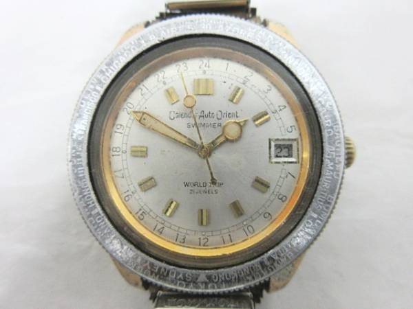 オリエント Calendar Auto Orient SWIMMER WORLD TRIP 21石 T-29763
