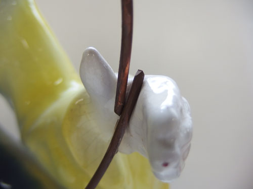 470301g【DANESE CAPODIMONTE ピエロ イタリア製 置物】☆陶器製