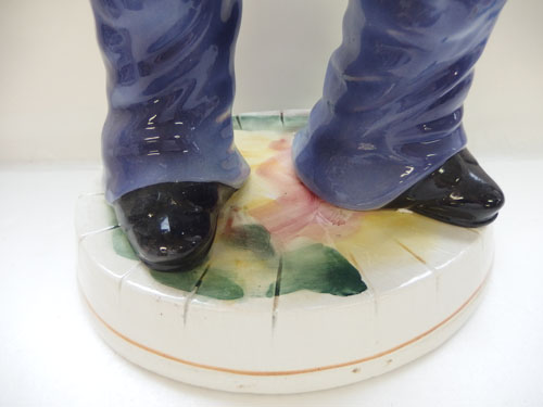 470301g【DANESE CAPODIMONTE ピエロ イタリア製 置物】☆陶器製