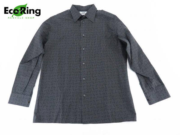 1円 エルメス 長袖シャツ トップス 16/41 ブラック HT317