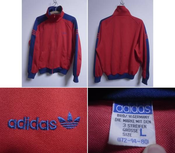 アディダス 80s 80年代 adidas WORLD ベロアジャージ トラック