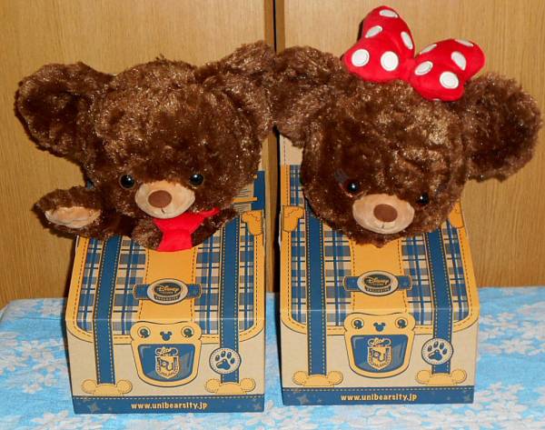 24 ディズニーストア ユニベアシティ 箱付き モカ プリン ぬいぐるみ２種類 ユニベアシティ 売買されたオークション情報 Yahooの商品情報をアーカイブ公開 オークファン Aucfan Com