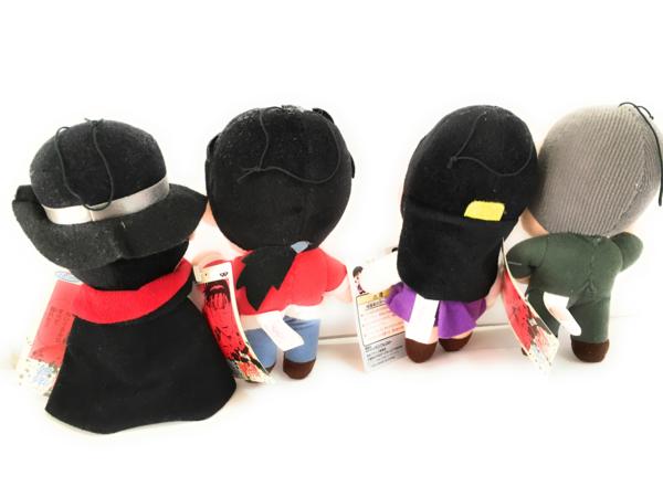 レア　レトロ　当時物　金田一少年の事件簿　ぬいぐるみ　５種類コンプセット キャラクターグッズ レア レトロ 当時物 金田一少年の事件簿