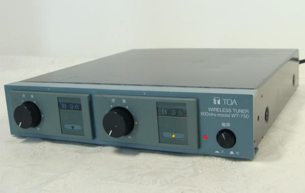 楽器・機材 TOA ワイヤレスチューナー WT-750 ワイヤレスマイクセット