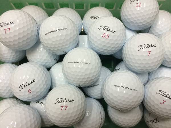 特・A級　タイトリスト　PRO V1x　2015年モデル　30個　⑩　【ロストボール】