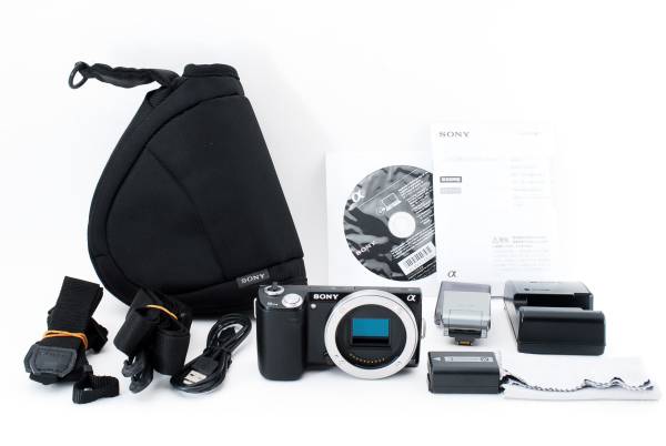 ★超極上美品★センサー清掃済★SONY ソニー NEX-5N ボディ ブラック★カメラケース付★#176542