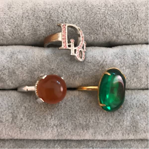 祖母のコレクション！アンティークジュエリーセットH