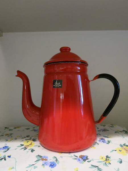 ホーロー デコラウェア コーヒーポット●珈琲ポット_1