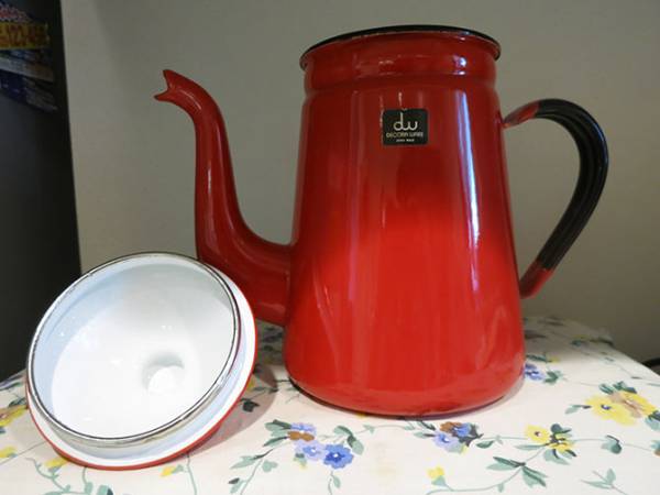 ホーロー デコラウェア コーヒーポット●珈琲ポット_2