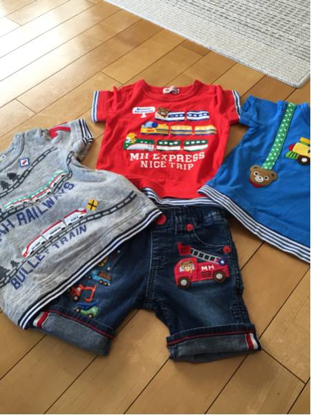 ミキハウス 80㎝ セット 半ズボン Tシャツ