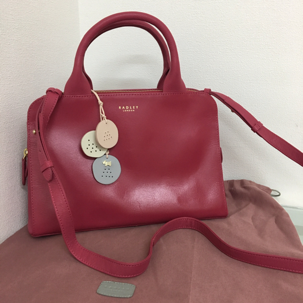 RADLEY LONDON ラドリー ロンドン レザー 本革 切り替え ハンド 
