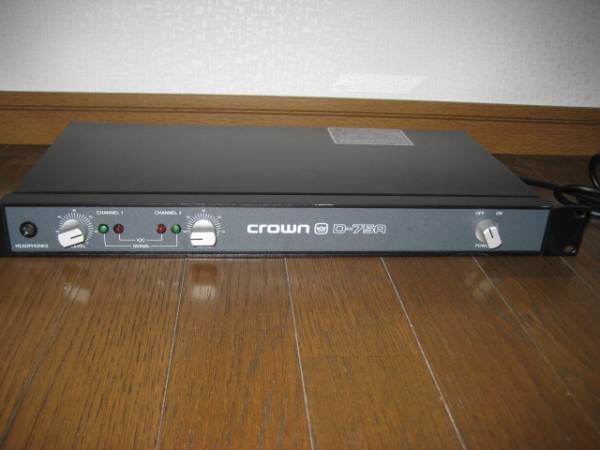 美品CROWN D-75A パワーアンプ CROWN クラウン D75A/D-75A パワー