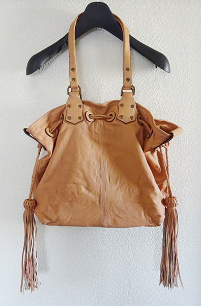 レアデザイン○[MULBERRY]マルベリー サーモンピンクベージュ系