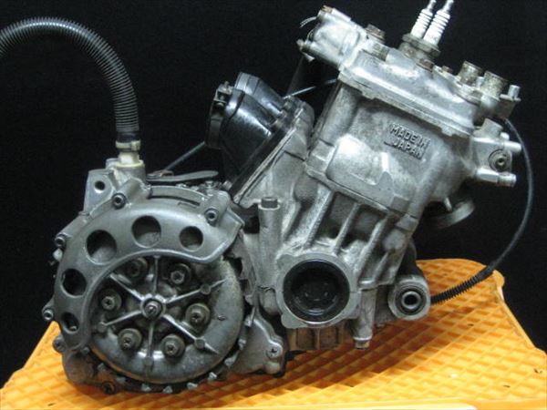 TZ250レーサー 85年59w 鉄フレーム 純正 実働エンジンassy乾式クラッチ マニ　カバー付きRZ250 51L RZR　51L 4L3 350