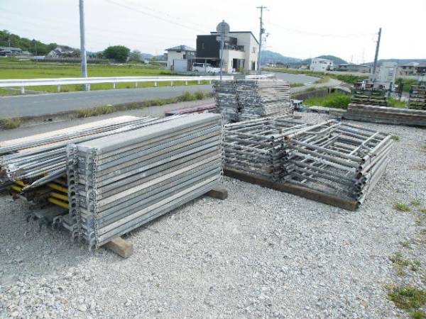 ☆引取限定！兵庫発！足場材中古！大量一式！ビデ・アンチ・ブレス  