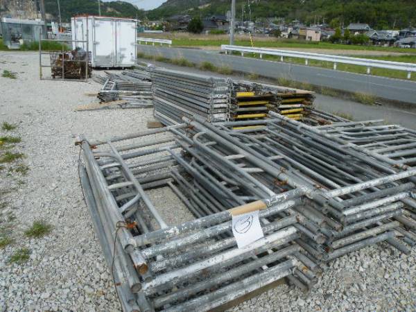 ☆引取限定！兵庫発！足場材中古！大量一式！ビデ・アンチ・ブレス  