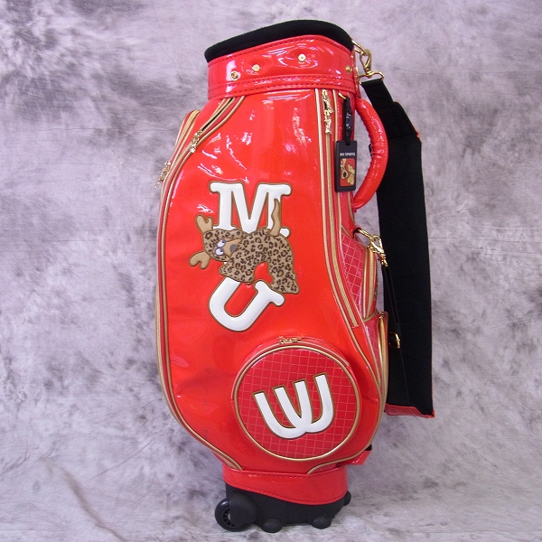 【美品‼】 M・U SPORTS キャディバッグ ゴルフバッグ ローリングソール M・U SPORT/MU スポーツ ゴルフバッグ/キャディバッグ/ローリング