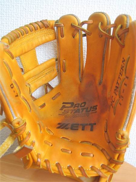 中日ドラゴンズ 森野将彦選手実使用 ZETT プロステイタス 内野手用