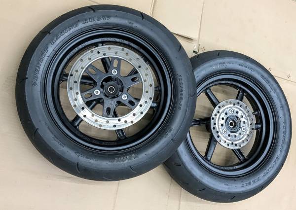 NSR50後期6本スポーク前後ホイールセット
