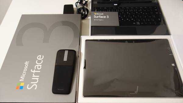 Microsoft Surface 3 128GB RAM4GB タイプカバー&ペン&マウス Office有