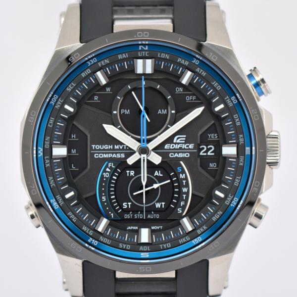 CASIO カシオの”エディフィス EQW-A1200 タフソーラー電波”メンズ腕時計 #7681/1円～
