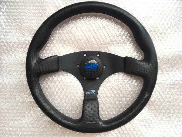 ATC SPRINT R スプリント パンチ レザー 青 ブルー ステッチ ステアリング 35 ハンドル シビック EG EK インテグラ DC ロードスター NA