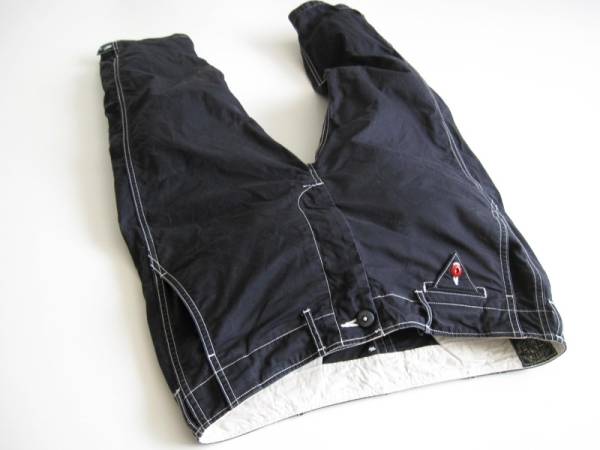 【WASTE TWICE ウェストトゥワイス】コットン クロップドパンツ ネイビー M WALDES使用!!