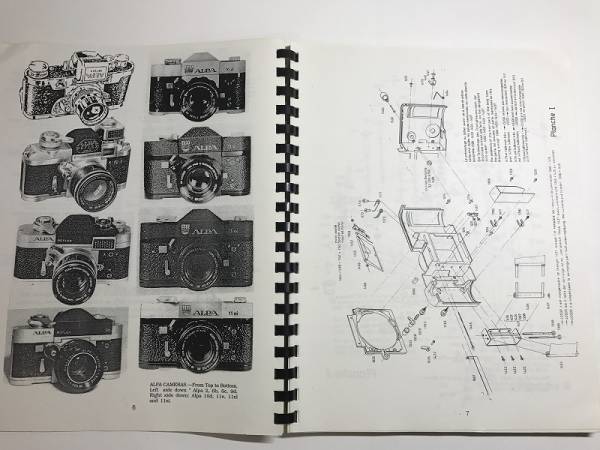 ALPA SWISS アルパ スイス 英文サービスマニュアル for ALPA 4 ALPA 11si/リペア メンテナンス 