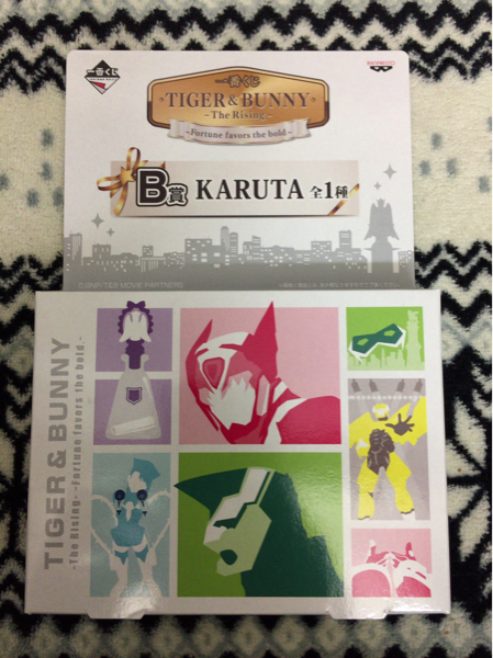 一番くじ TIGER ＆ BUNNY The Rising Fortune favors the bold B賞 KARUTA かるた タイバニ_1