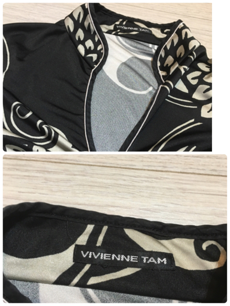美品 vivienne tam ヴィヴィアンタレディース 総柄 トップス