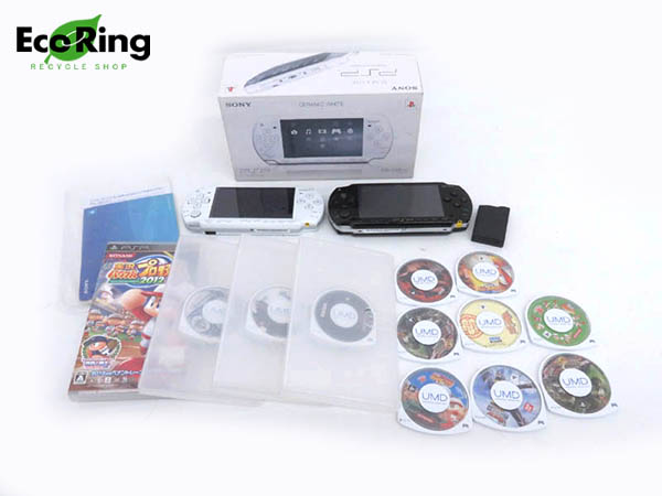 1円 ソニー 他 PSP 本体＆ソフト 計14点セット ゲーム機 HM246