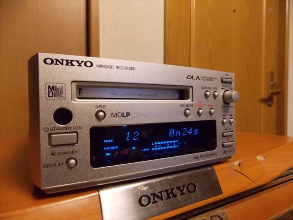 ONKYO MD-101A ミニディスクレコーダー 本体 ONKYO MD-101A 動作良好 MDLP ONKYO MD-101A 動作良好