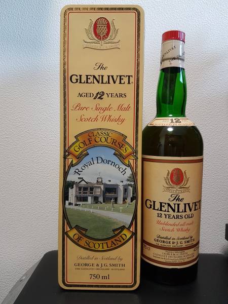 グレンリベット 12年 アンブレンデッド ゴルフコース 750ml GLENLIVET