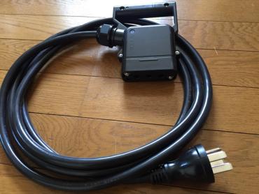 ☆バッテリーフォークリフト用充電コード 20Aストレート 3m