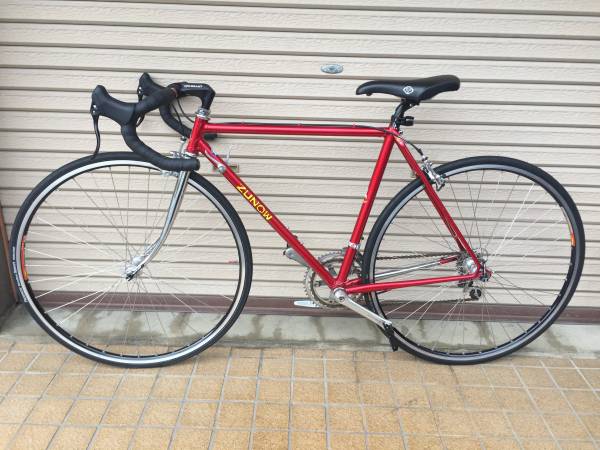 ZUNOW ロードバイクフレーム ヴィンテージ 希少】ZUNOW ズノウ ビンテージ ロードバイク / シート500mm / トップ