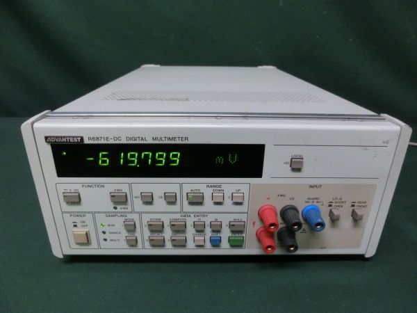 ADVANTEST R6871E-DC MULTIMETER マルチメーター アドバンテスト※