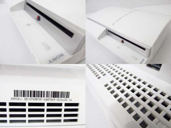 SONY ソニー PS3 プレステ3 本体 CECHL00 80GB ホワイト 中古□3543