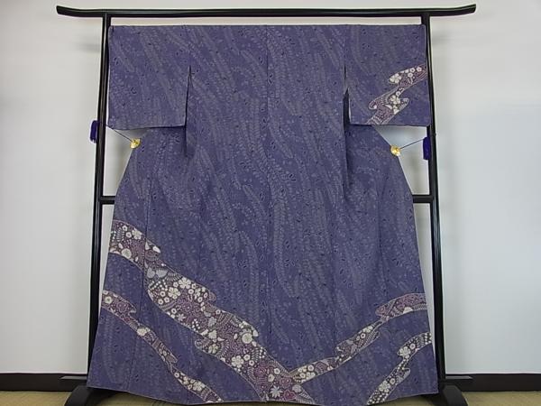 平和屋特選着物■訪問着　辻が花　逸品f701
